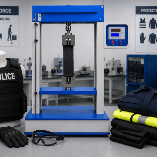 Police force manual handling and protective clothing